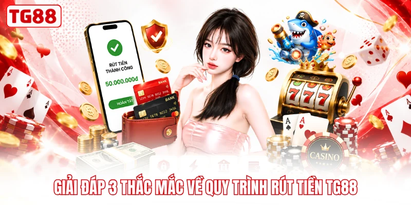 Giải đáp 3 thắc mắc về quy trình rút tiền TG88