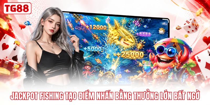 Jackpot Fishing tạo điểm nhấn bằng thưởng lớn bất ngờ