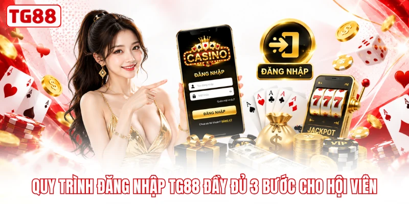 Quy trình đăng nhập TG88 đầy đủ 3 bước cho hội viên