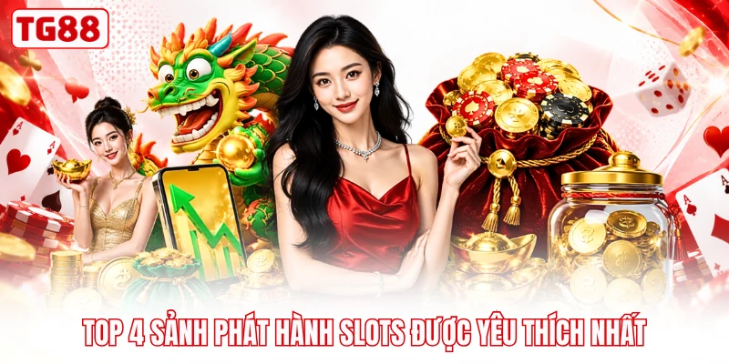 Top 4 sảnh phát hành slots được yêu thích nhất